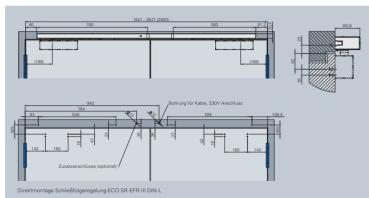 ECO Gleitschiene SR-EFR III BS - RAL 9006